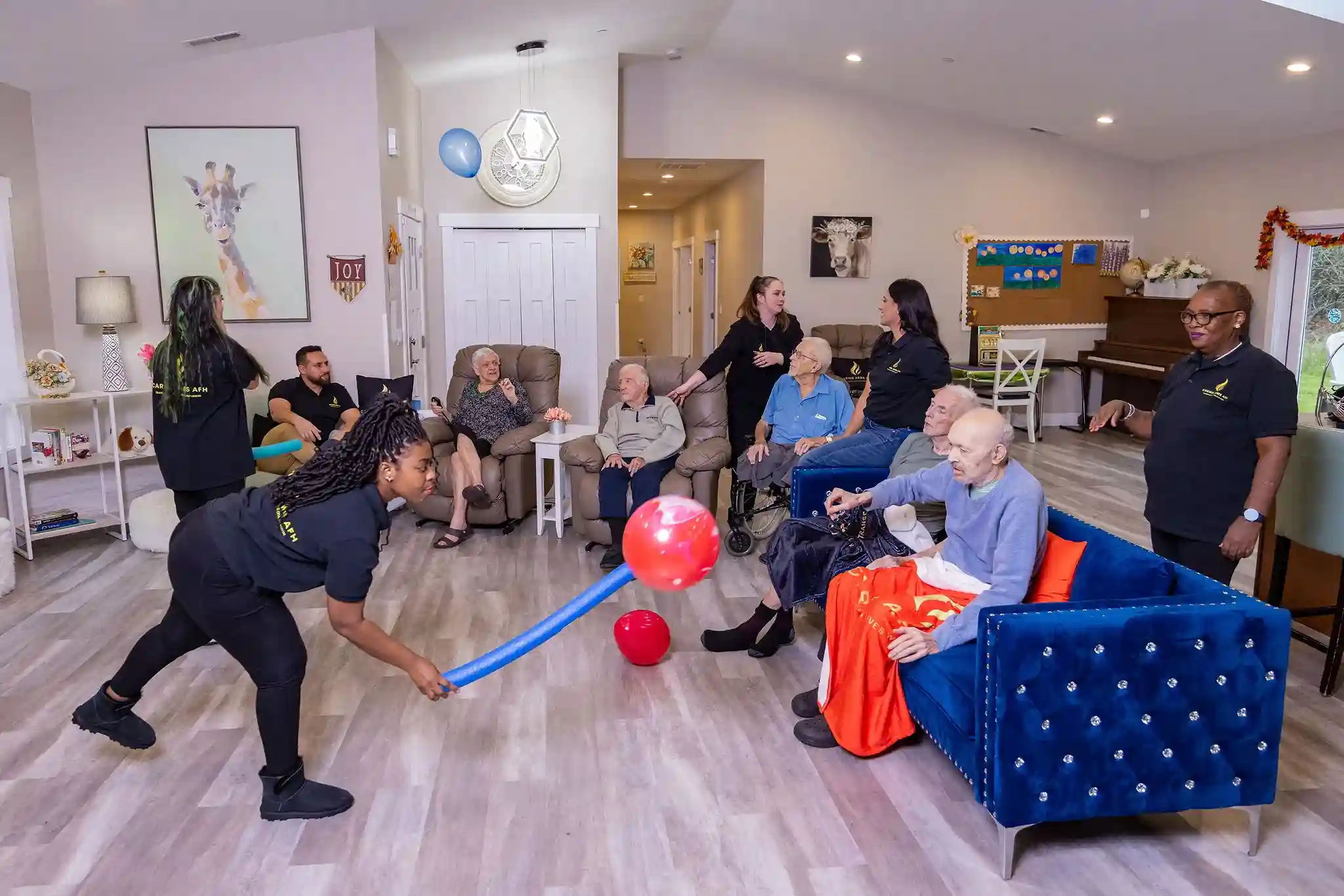 Caring Arms Assisted Living and memory care home residents having best time of their lives