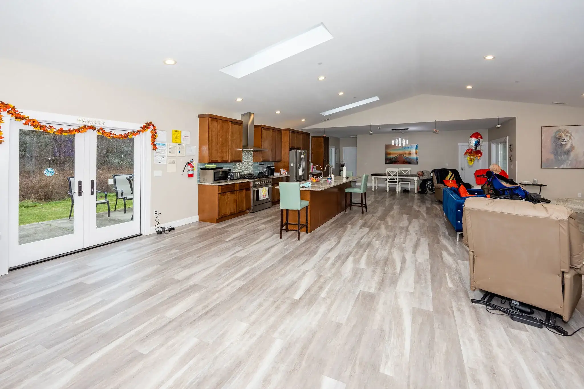 large common area for assisted living residents