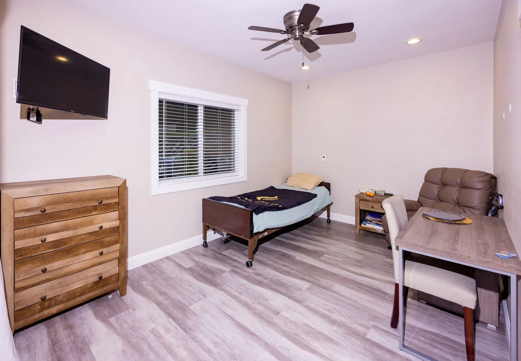 private and shared accomodations for assisted living residents and memory care patients