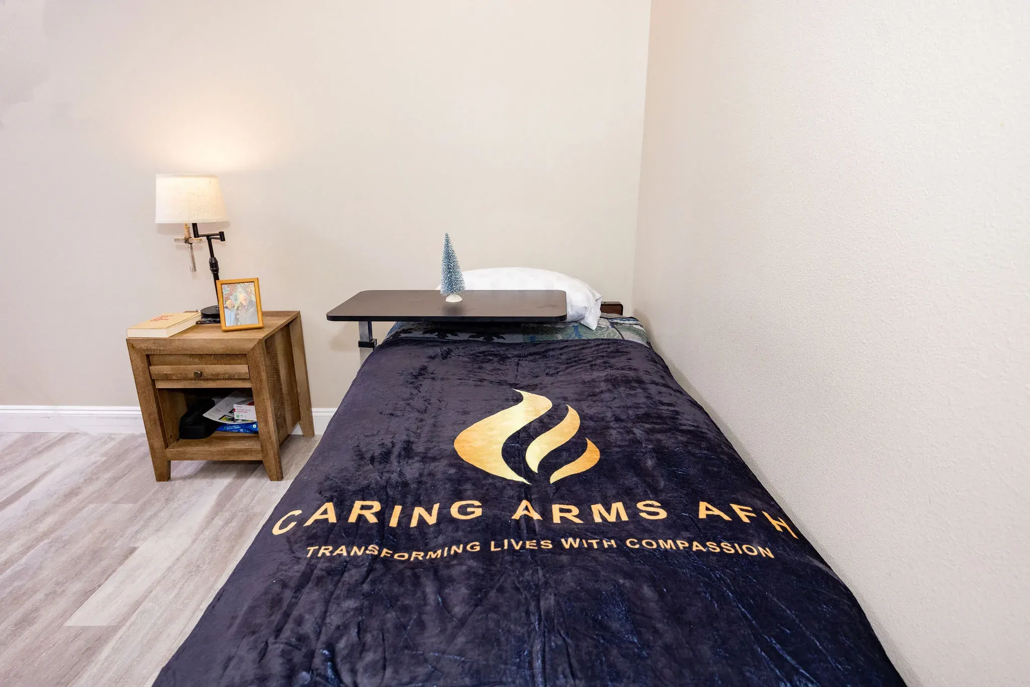 private assisted living rooms at caring arms of Bonney Lake