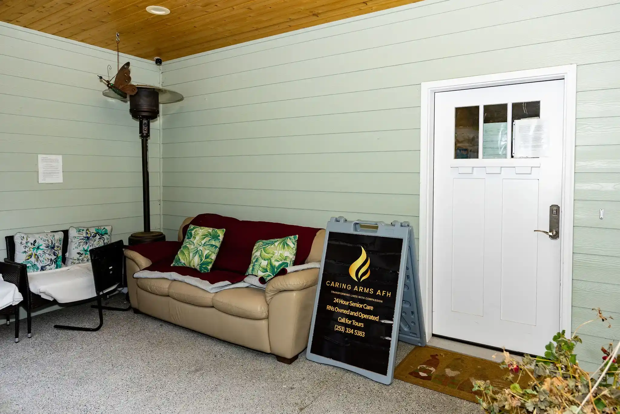 secured entries and exits for memory care patients and assisted living residents