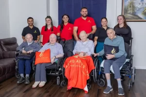 Caring Arms Friendly Staff with Residents