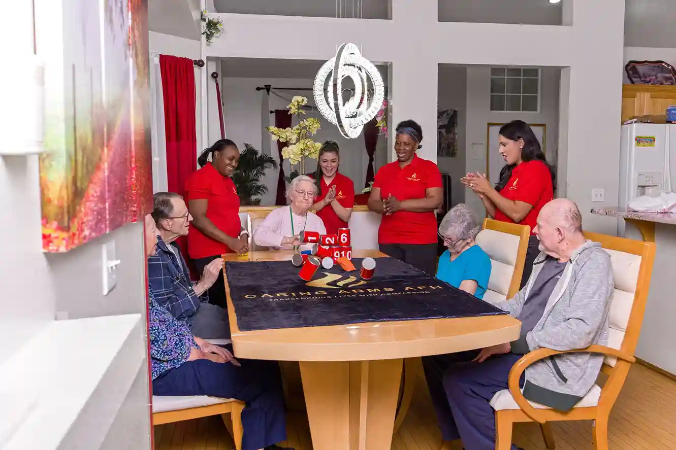 games socialization for seniors at Federal Way Senior living community