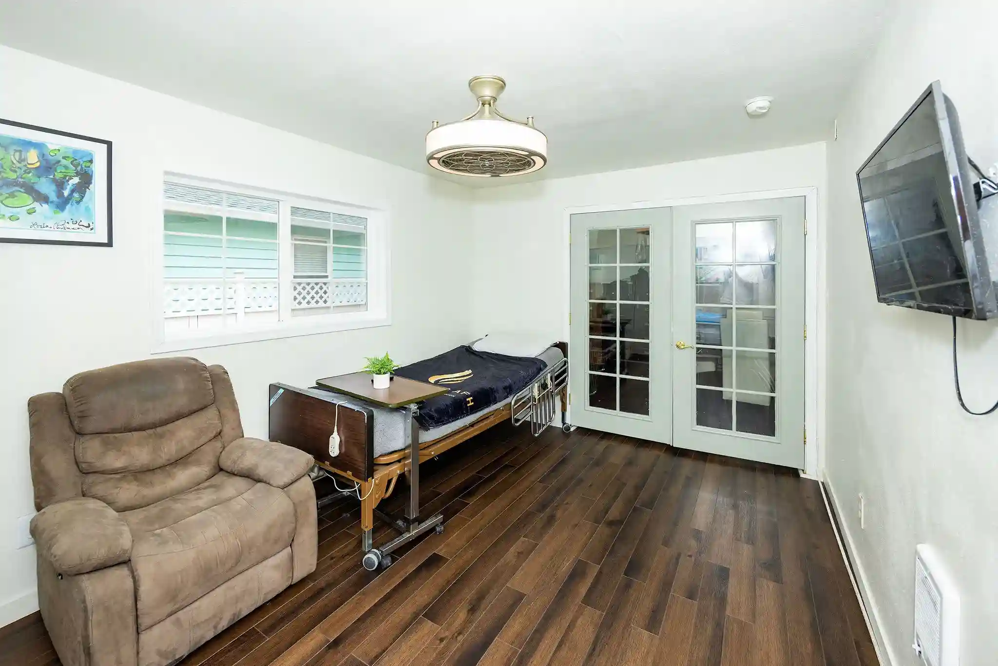 private bedrooms for senior living at Caring Arms of Kent