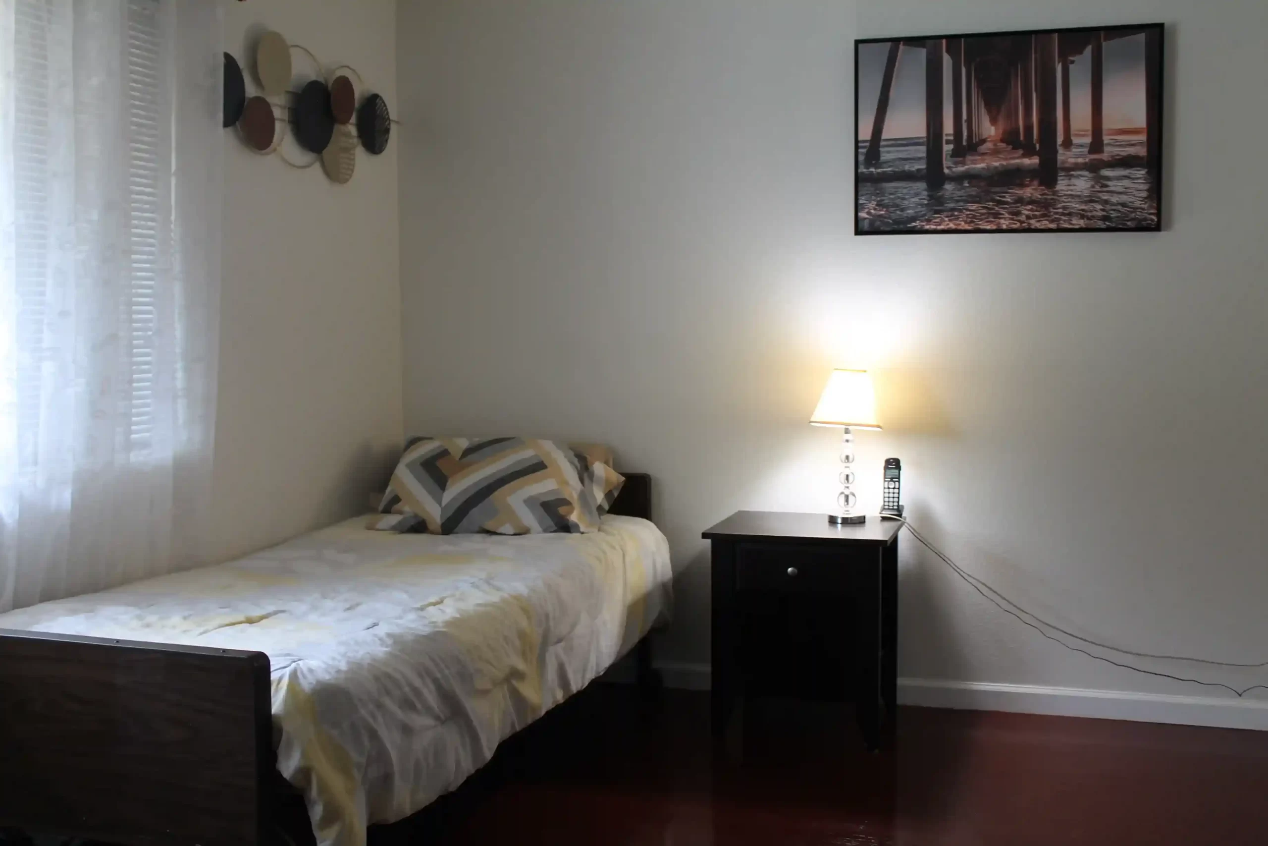 Kirkland senior living home private bedroom for senior living