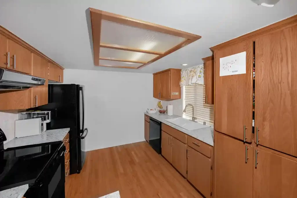 in house kitchen for senior living in Kirkland WA