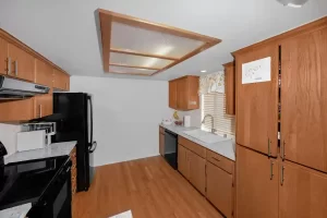 in house kitchen for senior living in Kirkland WA