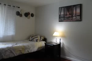 private bedroom for senior living in Kirkland care home