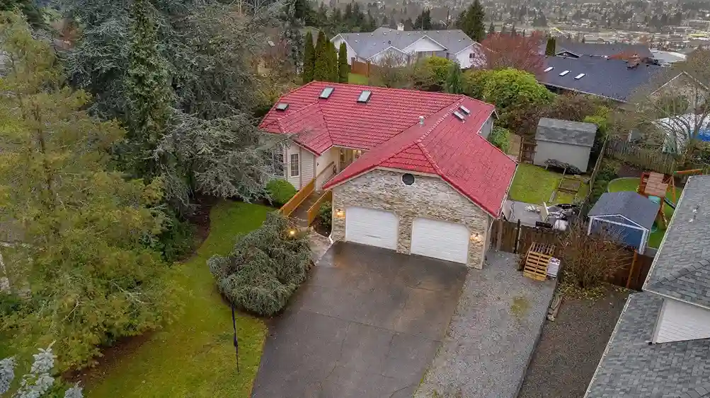 arial view of caring arms of Puyallup