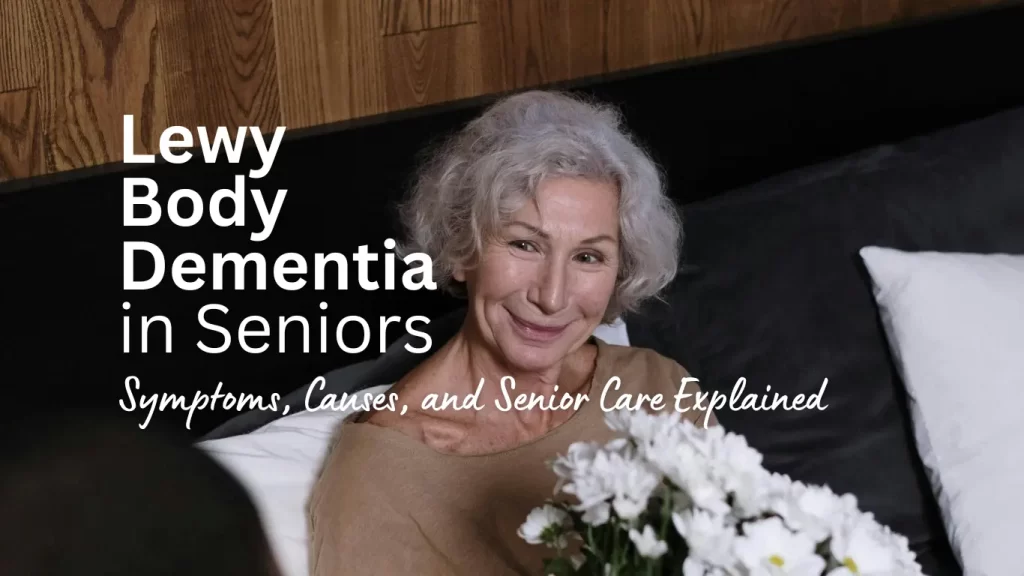 senior women with lewy body dementia getting care inside caring arms adult family homes of Washington